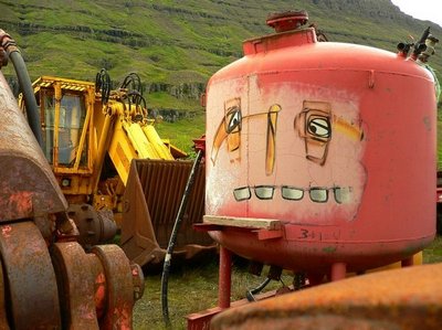 Schrottplatz auf Seyðisfjörður